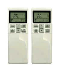 2 Pack Tavice Compatible Mitsubishi Heavy Industries Air Conditioner Remote Control RLA502A700L Replacement - Battery Mate