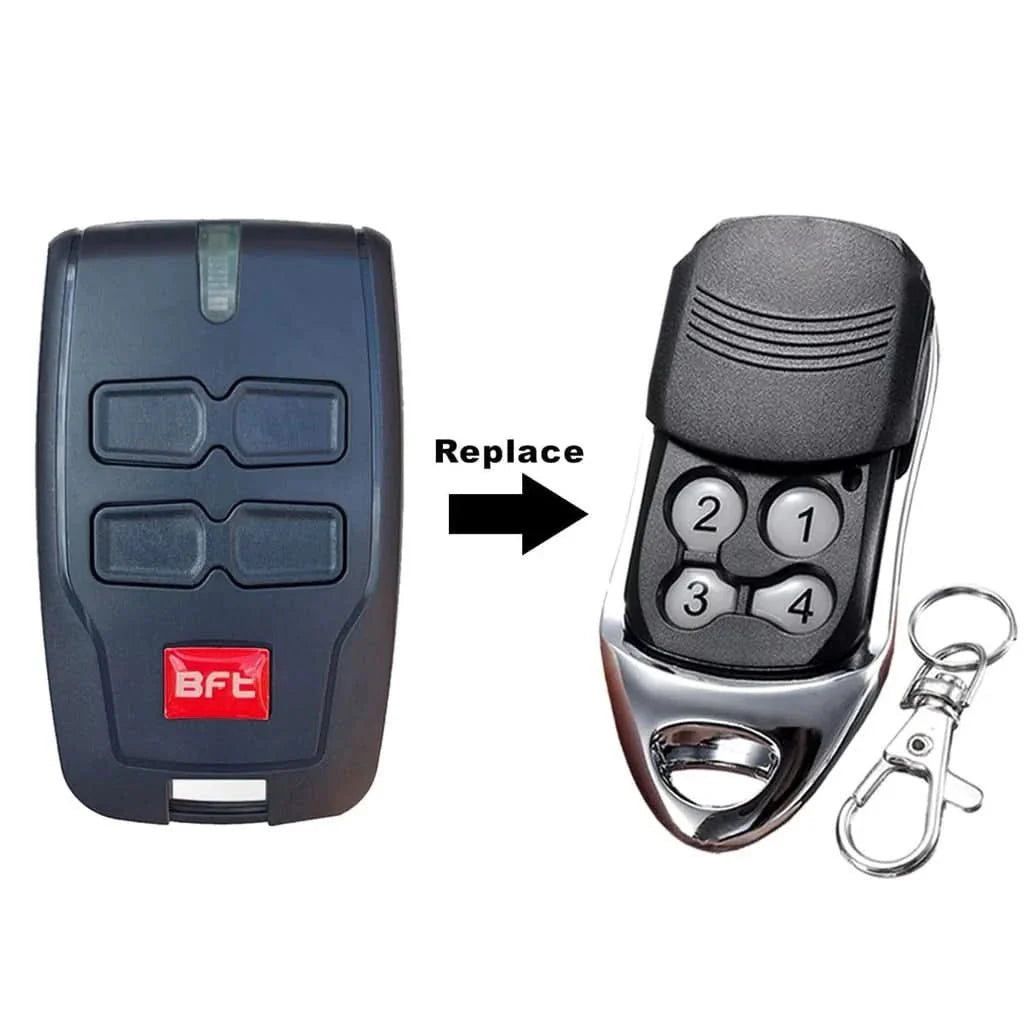 BFT Compatible Garage Door Remote – Model B RCB TX2/TX4/0678 - Battery Mate