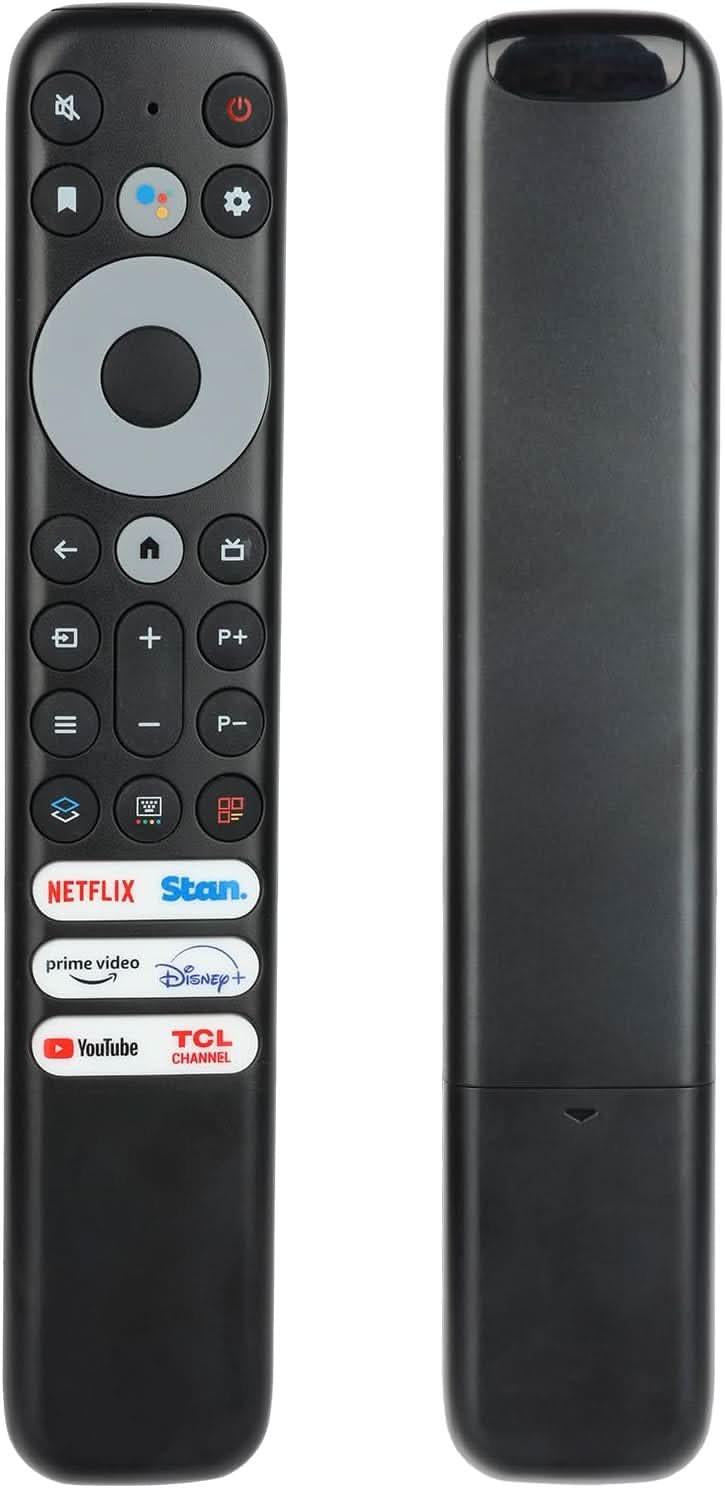 RC902V FAR1 Voice Remote Control – Compatible with TCL 4K & 8K Smart TVs - Battery Mate