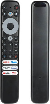 RC902V FAR1 Voice Remote Control – Compatible with TCL 4K & 8K Smart TVs - Battery Mate