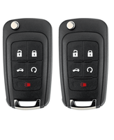 TAVICE 2 PACK For HOLDEN COMMODORE VF 5 Button Remote Flip Key Blank Shell/Case/Enclosure - Battery Mate