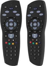 TAVICE 2 PACK Foxtel Remote Control Compatible Replacement Standard Q IQ2 IQ3 IQ4 HD - Battery Mate