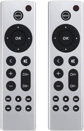 TAVICE 2 PACK Replacement Universal Infrared Remote Control Compatible For Apple TV1/TV2/TV3 - Battery Mate