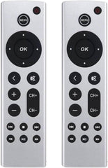 TAVICE 2 PACK Replacement Universal Infrared Remote Control Compatible For Apple TV1/TV2/TV3 - Battery Mate