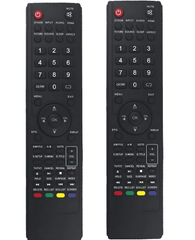 TAVICE 2 PACK TEAC TV Compatible 0118020315 Remote Control FOR LCDV2656HDR LCDV3256 - Battery Mate