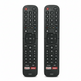 Tavice Compatible Hisense EN2B27 TV Remote Control Replacement – 2 Pack (EN - 2B27 / RC3394402/01 / 3139 238) - Battery Mate