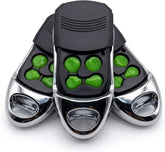 TAVICE Garage Door Remote Compatible with M - 832 M - 842 M - 844 Green 4 Button 433.92MHz Replacement for M - 230T M - 430R Garage Door Openers (3 Pack) - Battery Mate