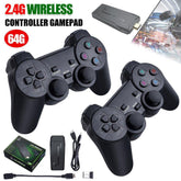 10000+ 4K HDMI TV Video Game Stick Retro Gaming Console w/ 2 Wireless Controller - The Remote Factory