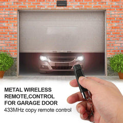 2Pack Universal 433MHZ Remote Control Garage Door Gate Car Cloning Wireless Key Fob - The Remote Factory