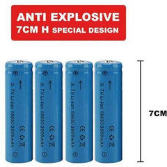 4x 3.7V 18650 Li-ion Rechargeable Battery + USB Smart Charger Indicator - The Remote Factory