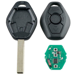 BMW 3 Button Compatible Complete Remote Key For E31 E32 E34 E36 E38 E39 E46 Z3 - The Remote Factory