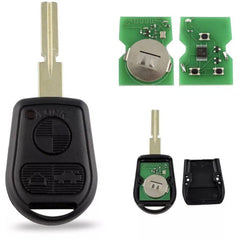 BMW 3 Button Compatible Complete Remote Key For E31 E32 E34 E36 E38 E39 E46 Z3 - The Remote Factory
