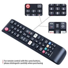 BN59-01315D For Samsung TV Remote Control NETFLIX Prime Video UA75RU7100W - The Remote Factory