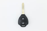 Compatible With Toyota Rav4 Corolla Camry Prado 2 Button Remote Key Shell - The Remote Factory