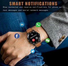mart Watch, Full Touch Screen Smart Bracelet, Men's Smart Watch Bracelet Activity Waterproof IP67 Activity Monitor with Heart Rate and Blood Pressure, Calorie Monitor, Sports Watch (Black) - The Remote Factory