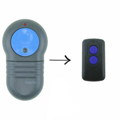 Merlin M802 Blue Compatible Garage Door Remote Control Prolift 230T/430R Switch - The Remote Factory