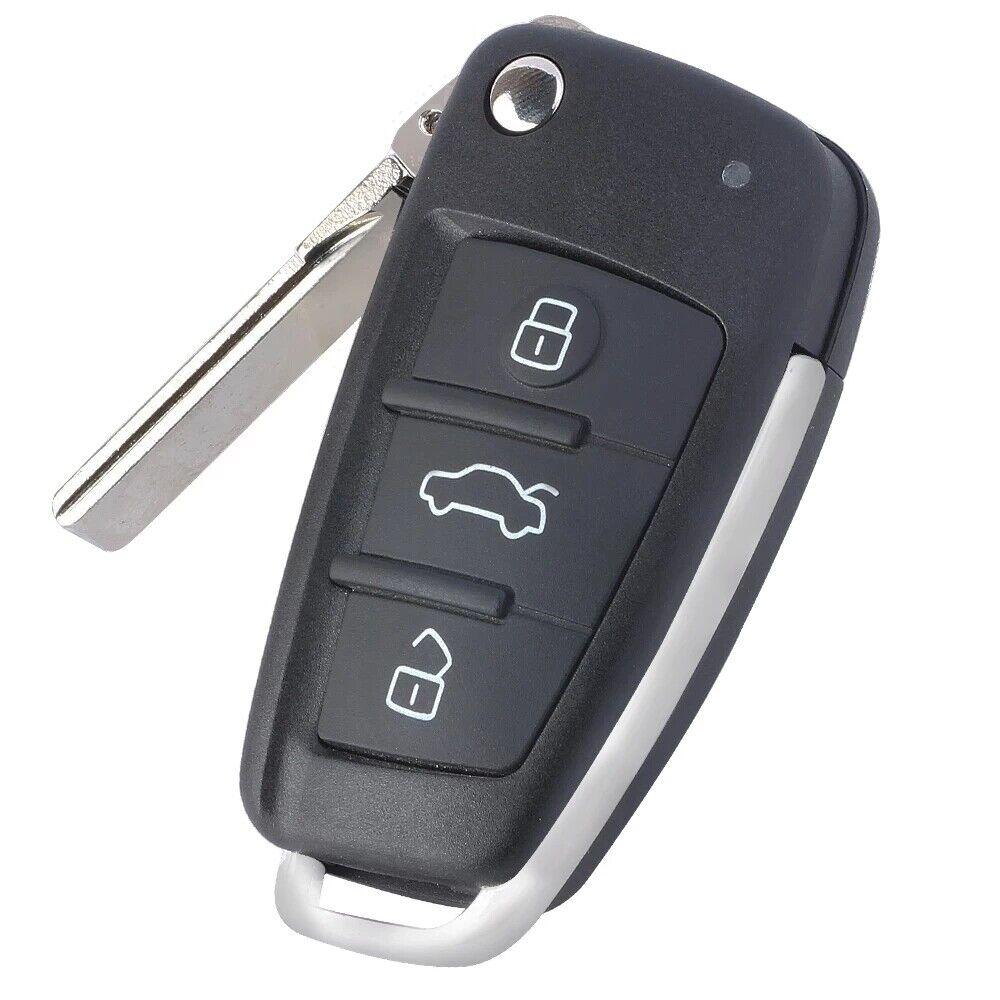 Modify Flip Remote Key for Audi A3 S3 A4 S4 TT 2006 2007 2008 P/N:8P0 837 220 D - The Remote Factory