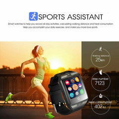 Q18 Smart Watch Bluetooth Smartwatch Compatible with All Mobile Phones for Boys - The Remote Factory