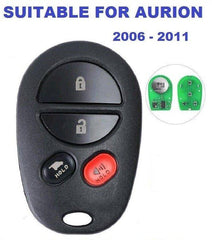 REMOTE Suitable for TOYOTA AURION or KLUGER 2006 2007 2008 2009 2010 2011 2012 - The Remote Factory