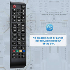 Samsung TV Compatible Remote Control AA59-00602A / AA5900602A Replacement (No Setup Needed) - The Remote Factory