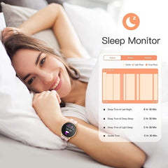 Smart Watch for Women, Smartwatch for Android and Ios Phones IP68 Waterproof - Black - The Remote Factory