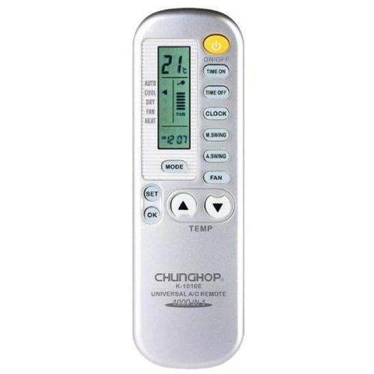 Universal Aircon Remote Replacement Silver - AC Air Conditioner Control 1 in 100 - The Remote Factory