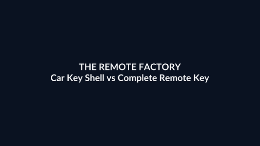 Car key shell versus complete remote key fob buyer guide