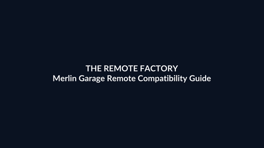 Merlin garage door remote compatibility guide for C945 M802 M842 and related models