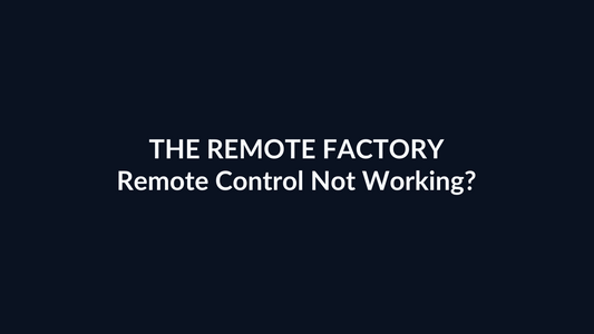 Remote control troubleshooting guide for batteries infrared pairing and setup