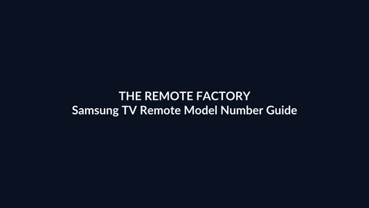 Samsung TV remote control model number guide for BN59 and AA59 codes