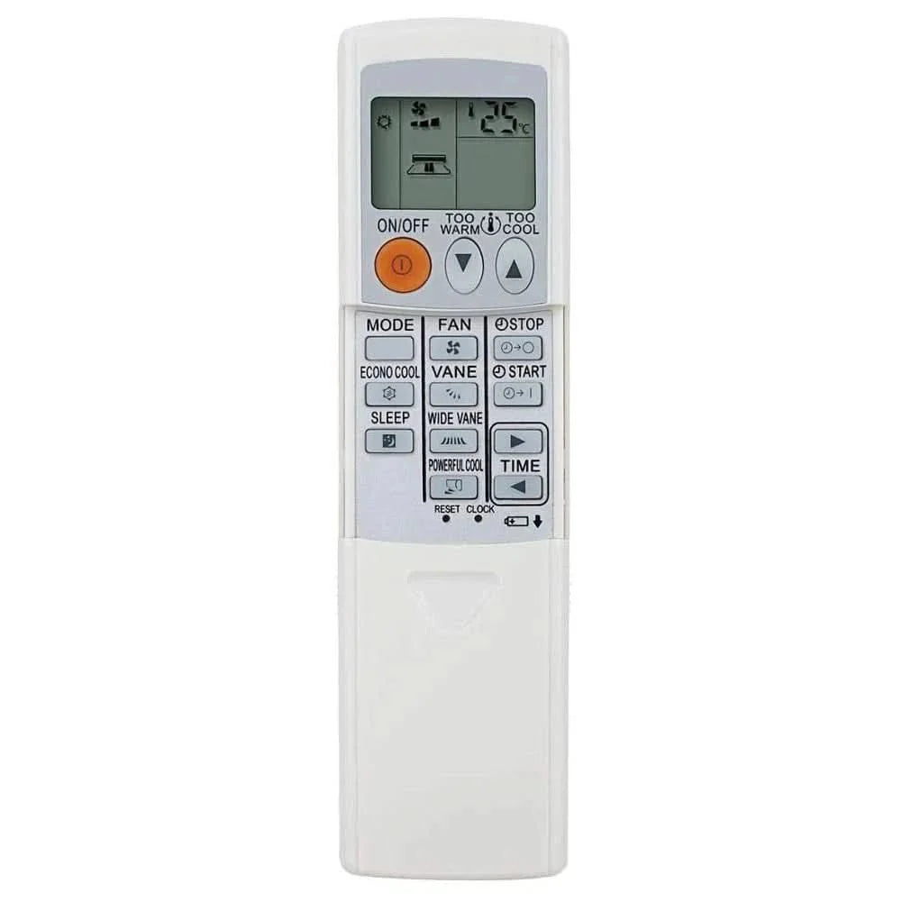 2 Pack Tavice Compatible Mitsubishi Air Conditioner Remote Control for MSZ - GA50VA, MSZ - GA60VA, MSZ - GA80VA - Battery Mate