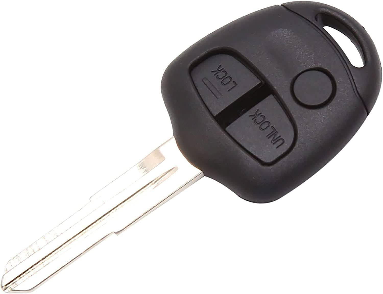 [2 Pack] TAVICE Replacement Remote Key Blank Shell/Case MIT8, Compatible with Mitsubishi Lancer CJ 2007?2014 - Battery Mate