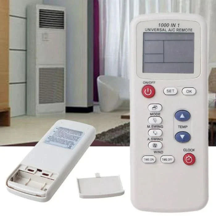 Universal AC remote control ABS material lightweight design