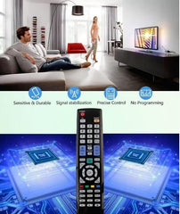 BN59-00863A BN5900863A For Samsung Smart LCD OLED TV Replacement Remote Control Controller ( No Setup Required) - Battery Mate
