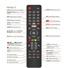 LINSAR TV Replacement Remote Control LS58UHDSM20, LS65UHDSM20, LS75UHDSM20 LS50UHDSM20 - Battery Mate