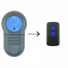 Merlin M802 Blue Compatible Garage Door Remote Control Prolift 230T/430R Switch - Battery Mate