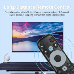 RC902V FAR1 Voice Remote Control – Compatible with TCL 4K & 8K Smart TVs - Battery Mate