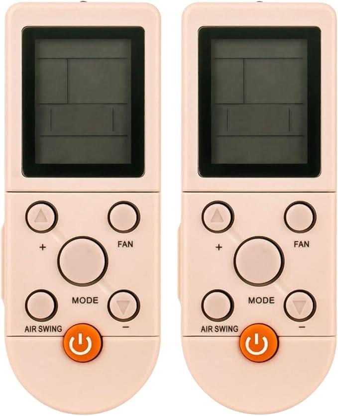 TAVICE 2 Pack CONIA Replacement Air Conditioner YKR - F/06 CA2422 CA9002 CA9007 Remote Control - Battery Mate