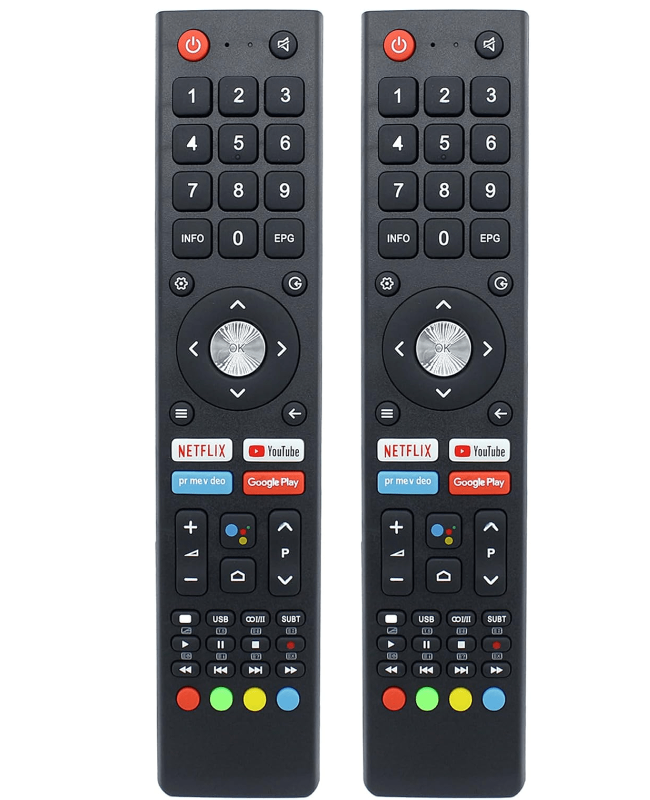 TAVICE 2 PACK RM - C3362 RM - C3367 RM - C3407 Replacement Remote for JVC Smart TV Televisions - Battery Mate
