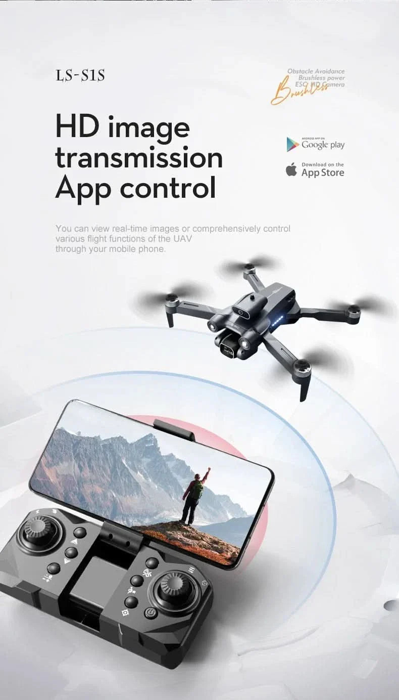 Tavice S1S Max Foldable FPV Drone with 6K Camera | Brushless RC Quadcopter, Optical Flow, WiFi FPV, 18 - Min Flight Time - Battery Mate