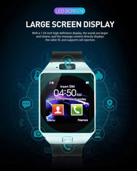 Tavice TZ1 Bluetooth Smart Watch with Touchscreen | Camera, Pedometer, Sleep Monitor, Notifications & Multi-Language Support - Battery Mate