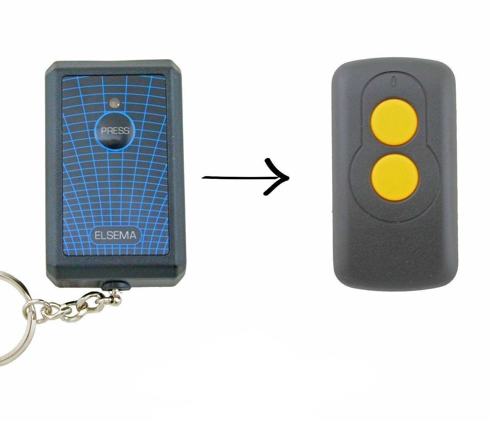 Elsema Garage/Gate Compatible Remote Key301 27.145MHz Suits FMT201/FMT301/FMT401 - The Remote Factory