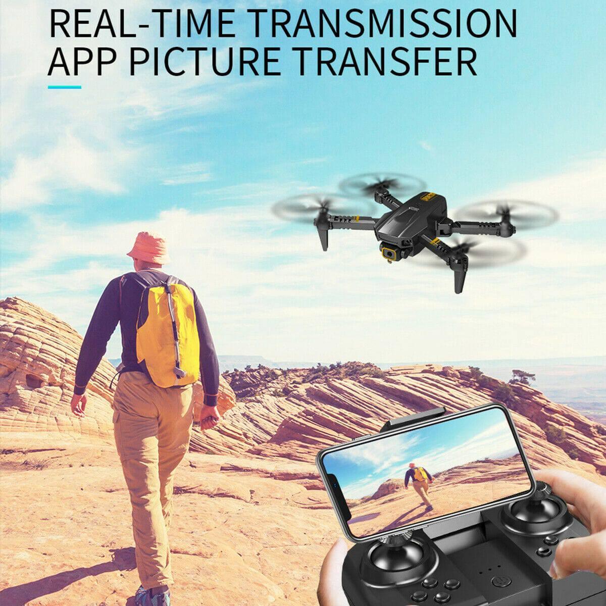 Foldable MIni Drone X Pro 5G WIFI FPV Aerial 4K HD Camera Selfie Quadcopter Gift - The Remote Factory
