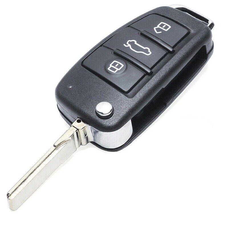 Modify Flip Remote Key for Audi A3 S3 A4 S4 TT 2006 2007 2008 P/N:8P0 837 220 D - The Remote Factory