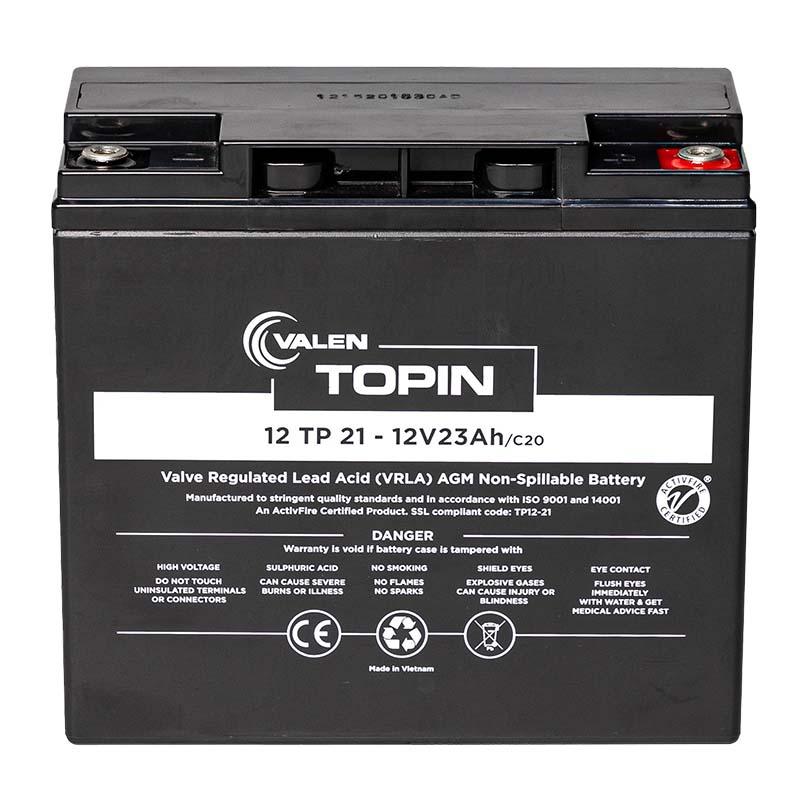 Valen Topin AGM 12V 21Ah Deep Cycle Battery - The Remote Factory