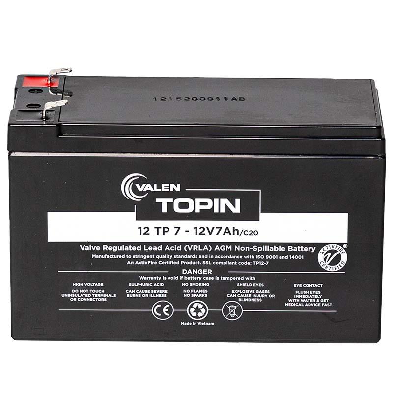 Valen Topin AGM 12v 7Ah Deep Cycle Battery - The Remote Factory