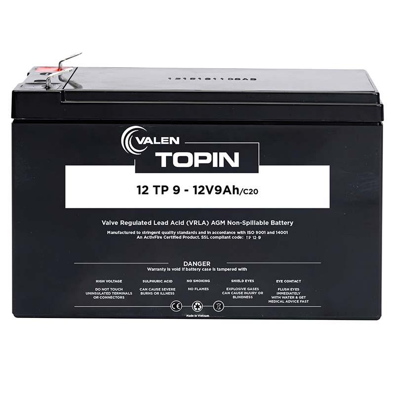 Valen Topin AGM 12V 9Ah Deep Cycle Battery - The Remote Factory